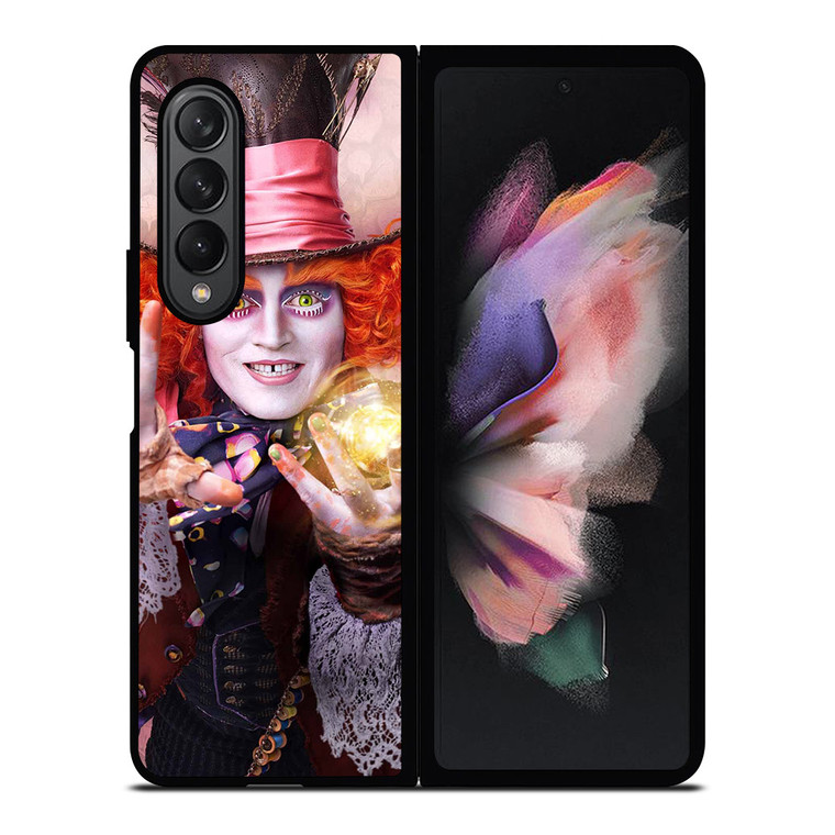 MAD HATTER ALICE IN WONDERLAND MOVIES 2 Samsung Galaxy Z Fold 3 Case Cover