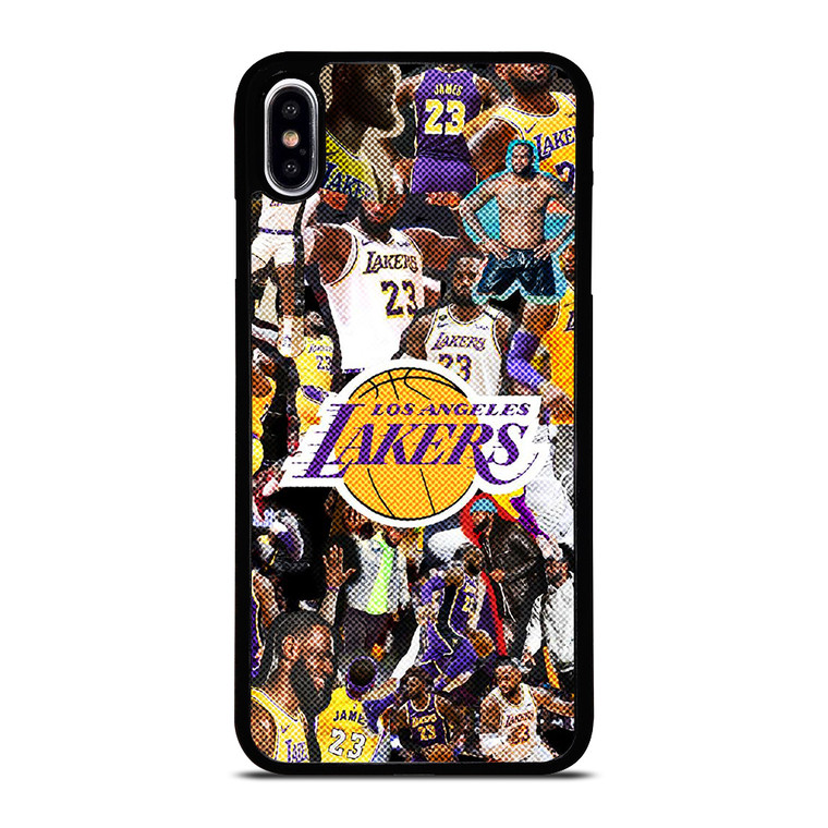 LOS ANGELES LAKERS LEBRON JAMES NBA BASKETBALL iPhone XS Max Case Cover