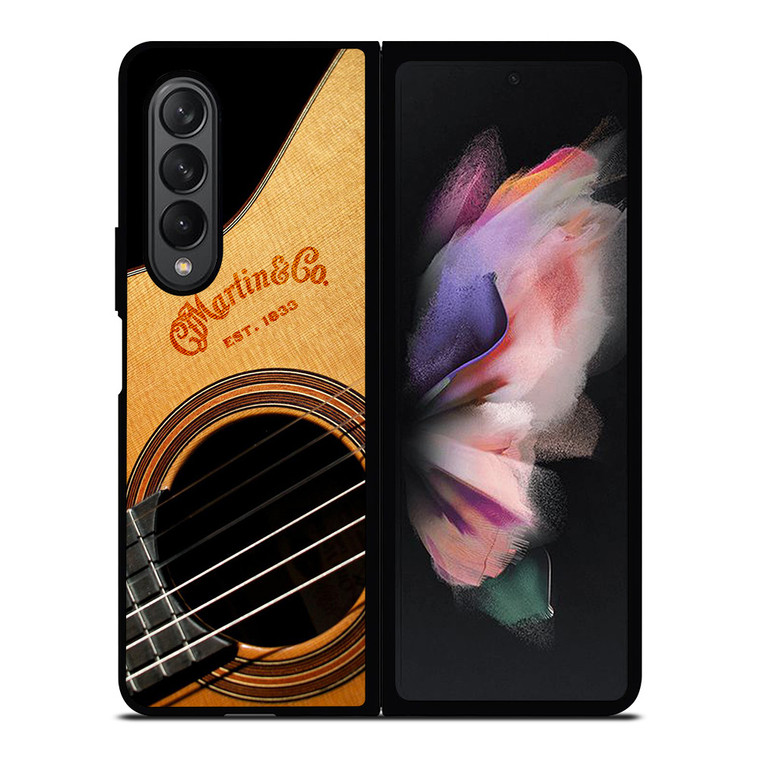 MARTIN AND CO ACOUSTIC GUITAR Samsung Galaxy Z Fold 3 Case Cover