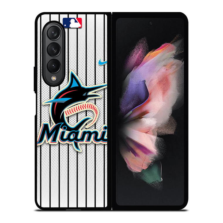 MIAMI MARLINS MLB NIKE Samsung Galaxy Z Fold 3 Case Cover