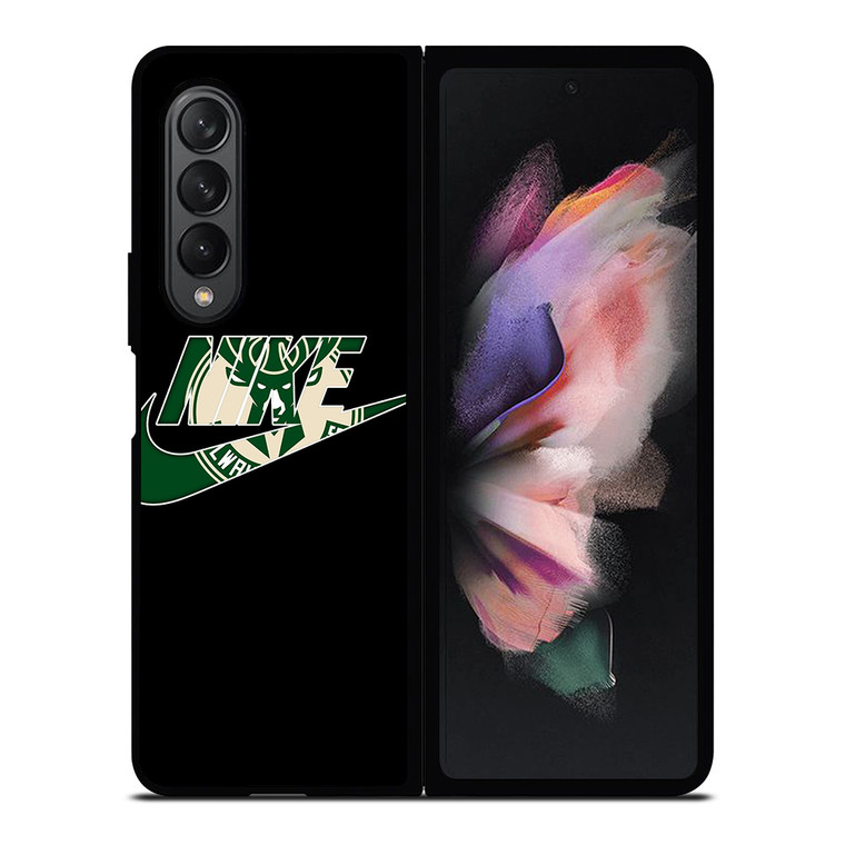MILWAUKEE BUCKS NIKE SWOOSH Samsung Galaxy Z Fold 3 Case Cover