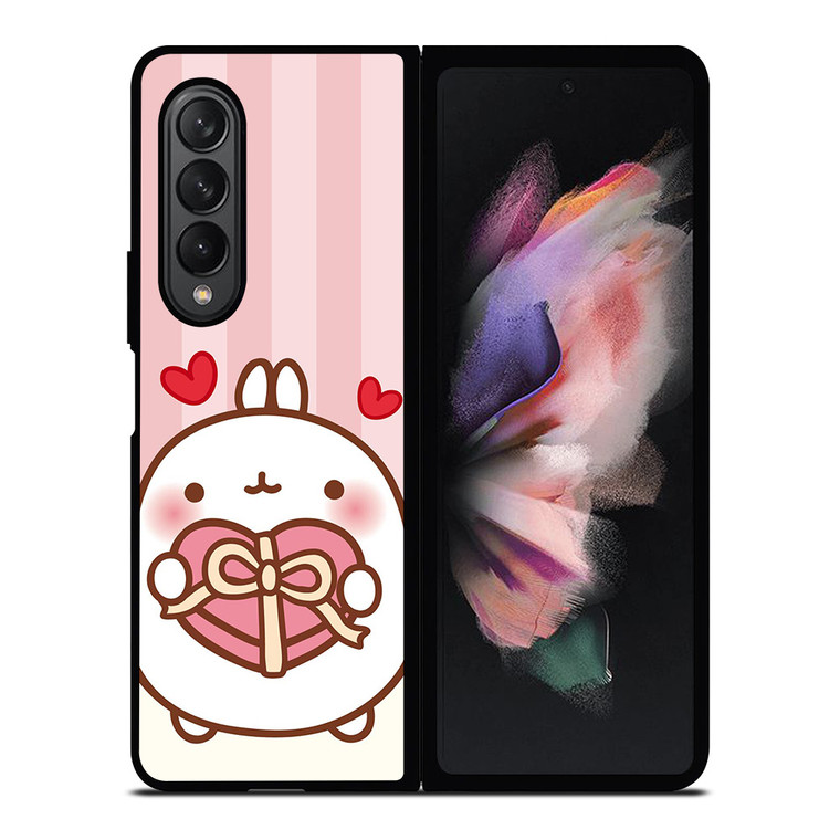 MOLANG RABBIT CARTOON 2 Samsung Galaxy Z Fold 3 Case Cover