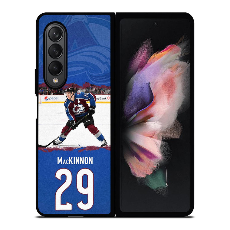 NATHAN MACKINNON COLORADO AVALANCHE HOCKEY Samsung Galaxy Z Fold 3 Case Cover
