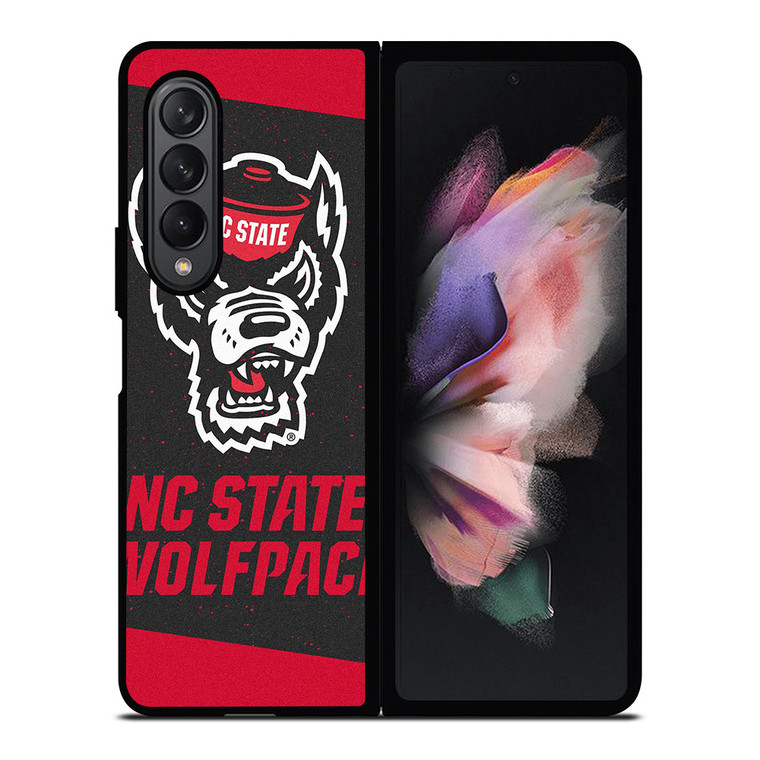NC NORTH CAROLINA WOLFPACK FOOTBALL ICON Samsung Galaxy Z Fold 3 Case Cover