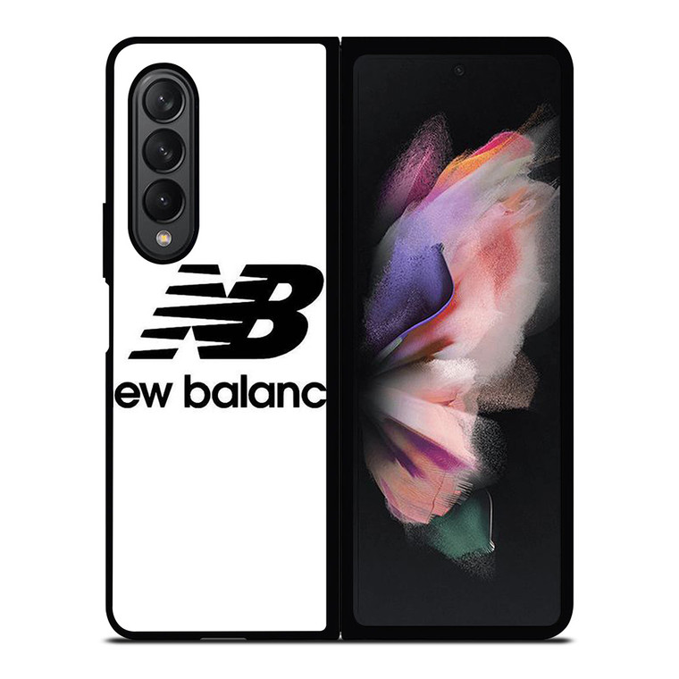NEW BALANCE WHITE LOGO Samsung Galaxy Z Fold 3 Case Cover