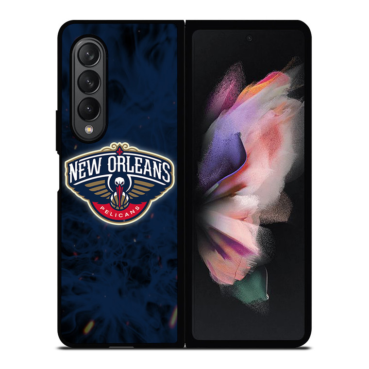 NEW ORLEANS PELICANS BASKETBALL NBA FIRE Samsung Galaxy Z Fold 3 Case Cover