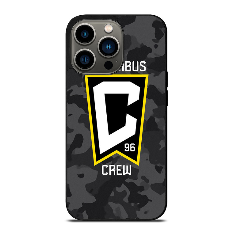 COLUMBUS CREW MLS BLACK CAMO iPhone 13 Pro Case Cover