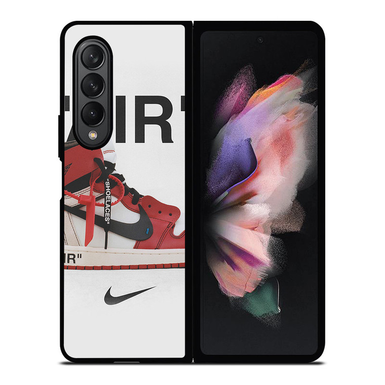 NIKE AIR JORDAN OFF WHITE SHOES Samsung Galaxy Z Fold 3 Case Cover