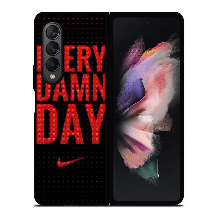 NIKE SWOOSH EVERY DAMN DAY Samsung Galaxy Z Fold 3 Case Cover