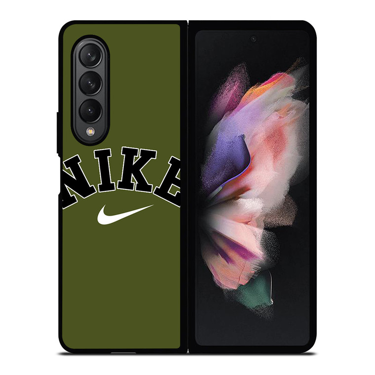 NIKE SWOOSH VINTAGE ARMY Samsung Galaxy Z Fold 3 Case Cover