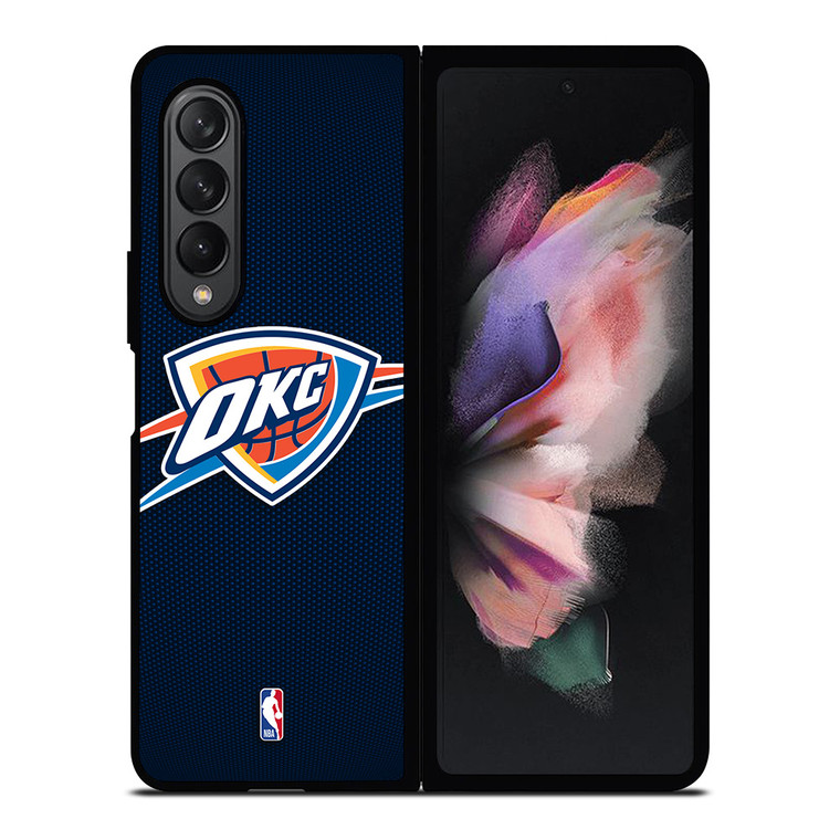 OKLAHOMA CITY THUNDER BASKETBALL NBA Samsung Galaxy Z Fold 3 Case Cover