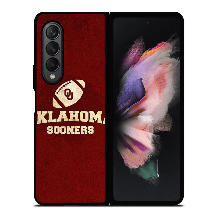 OKLAHOMA SOONERS FOOTBALL Samsung Galaxy Z Fold 3 Case Cover