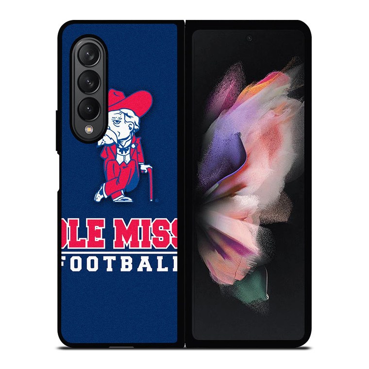 OLE MISS FOOTBALL LOGO Samsung Galaxy Z Fold 3 Case Cover