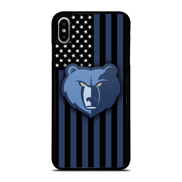 MEMPHIS GRIZZLIES NBA USA FLAG iPhone XS Max Case Cover