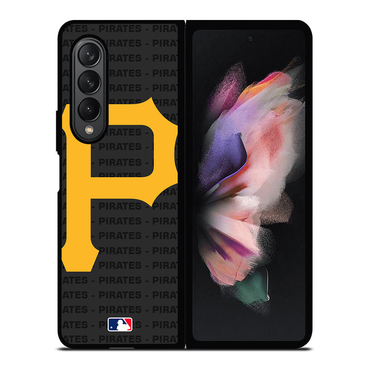 PITTSBURGH PIRATES BASEBALL BLACK Samsung Galaxy Z Fold 3 Case Cover