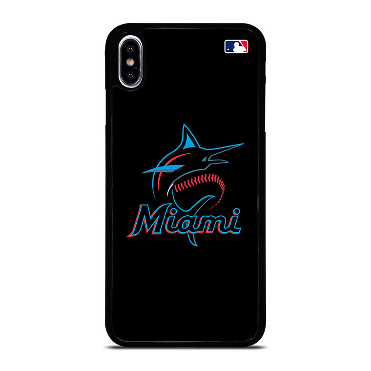 MIAMI MARLINS MLB LOGO iPhone XS Max Case Cover