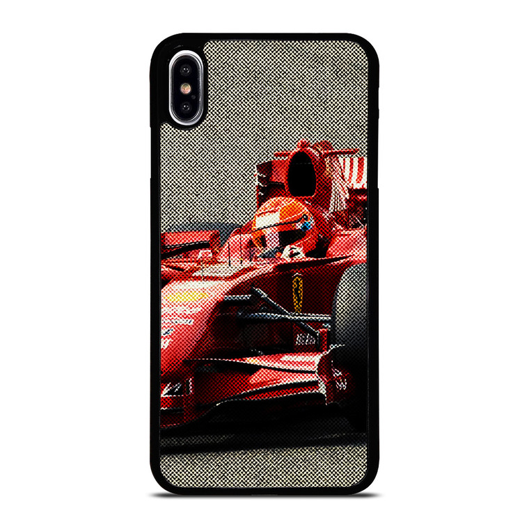 MICHAEL SCHUMACHER FERRARI F1 FORMULA ONE iPhone XS Max Case Cover