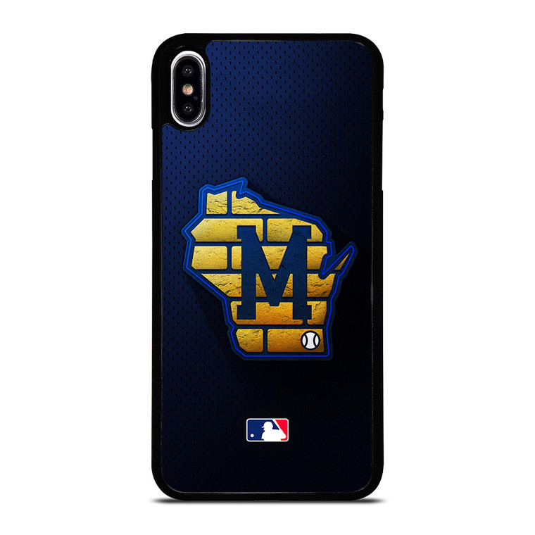 MILWAUKEE BREWERS MLB BASEBALL ICON iPhone XS Max Case Cover
