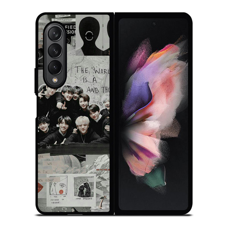 STRAY KIDS BOY BAND COLLAGE Samsung Galaxy Z Fold 3 Case Cover