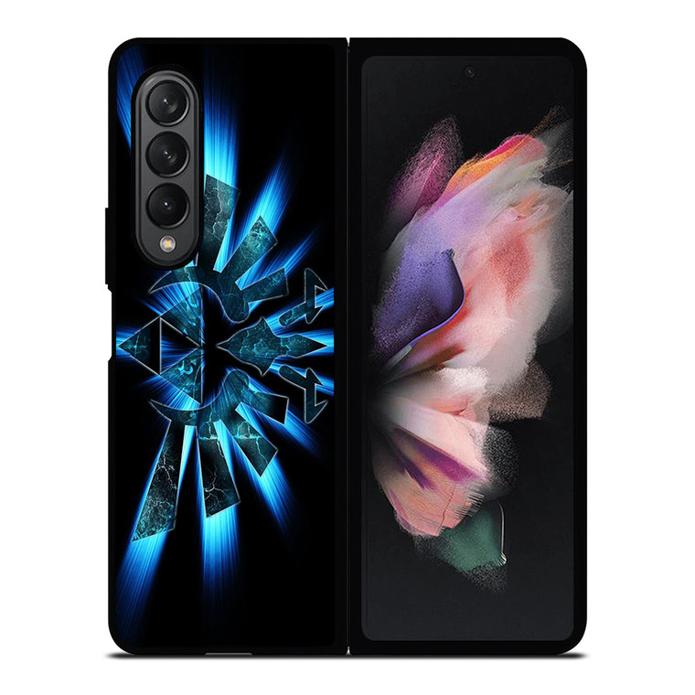 THE LEGEND LF ZELDA BLUE LOGO Samsung Galaxy Z Fold 3 Case Cover THE LEGEND LF ZELDA BLUE LOGO Samsung Galaxy Z Fold 3 Case Cover