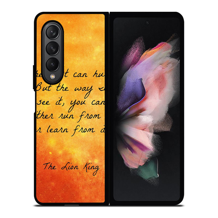 THE LION KING QUOTES Samsung Galaxy Z Fold 3 Case Cover THE LION KING QUOTES Samsung Galaxy Z Fold 3 Case Cover