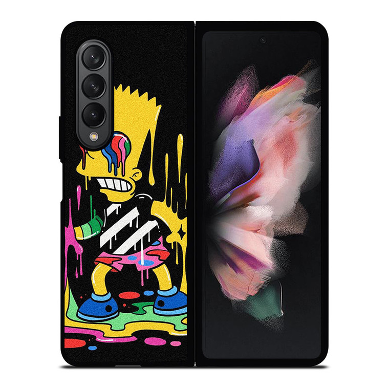 THE SIMPSONS TRIPPY ART Samsung Galaxy Z Fold 3 Case Cover