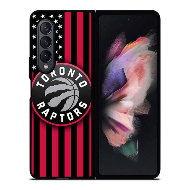 TORONTO RAPTORS NBA USA FLAG Samsung Galaxy Z Fold 3 Case Cover