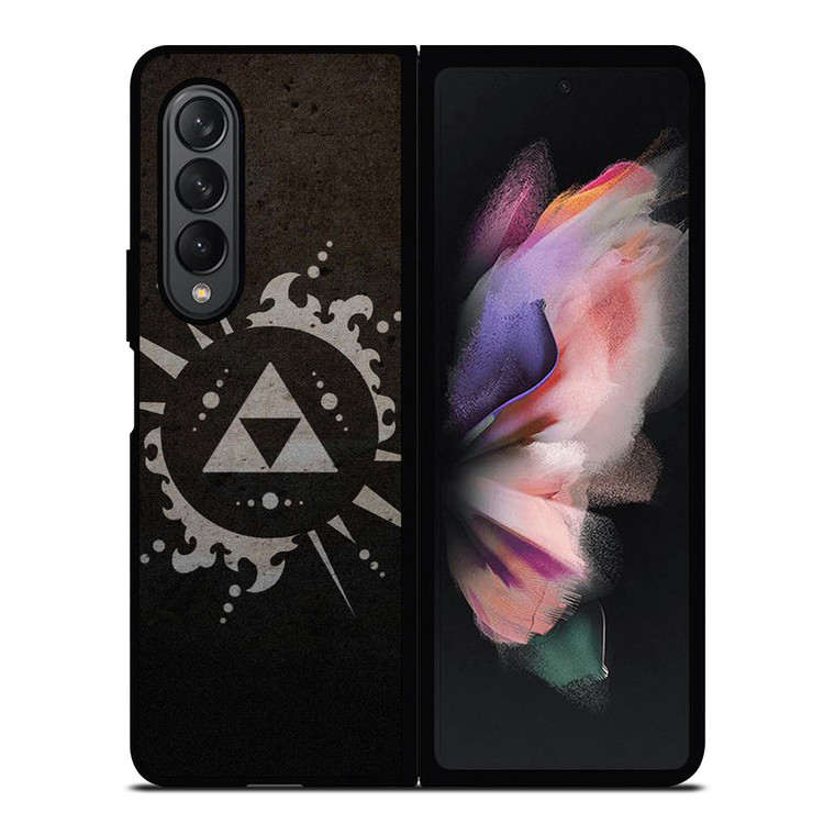 TRIFORCE LEGEND OF ZELDA ICON Samsung Galaxy Z Fold 3 Case Cover TRIFORCE LEGEND OF ZELDA ICON Samsung Galaxy Z Fold 3 Case Cover