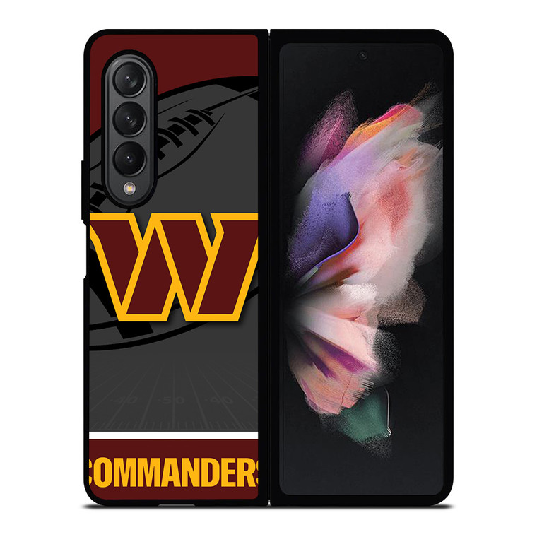 WASHINGTON COMMANDERS NFL TEAM Samsung Galaxy Z Fold 3 Case Cover