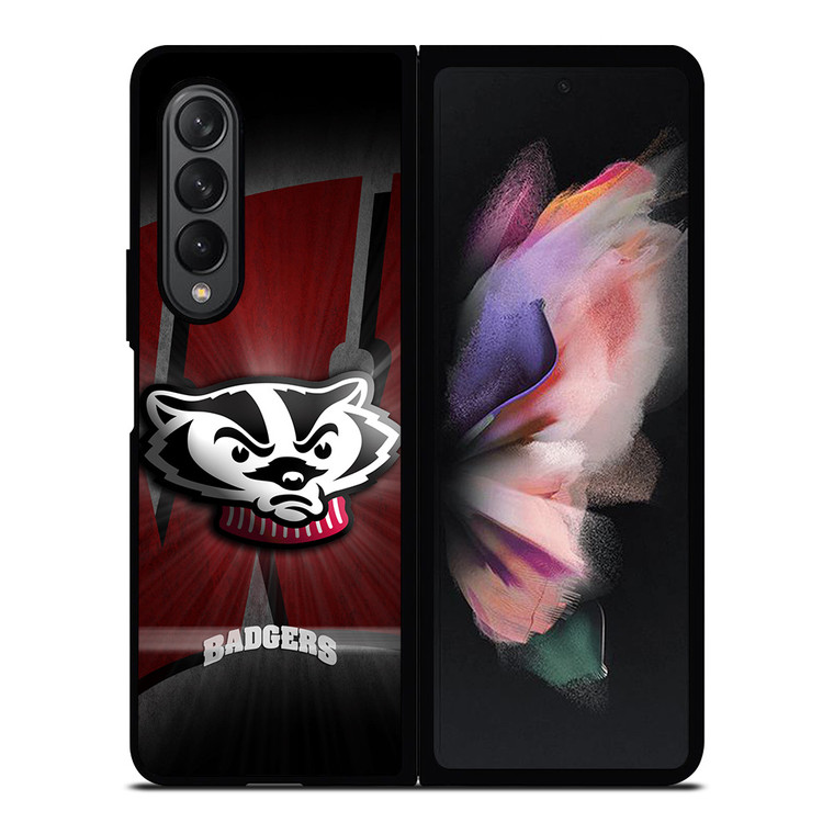 WISCONSIN BADGERS FOOTBALL LOGO Samsung Galaxy Z Fold 3 Case Cover