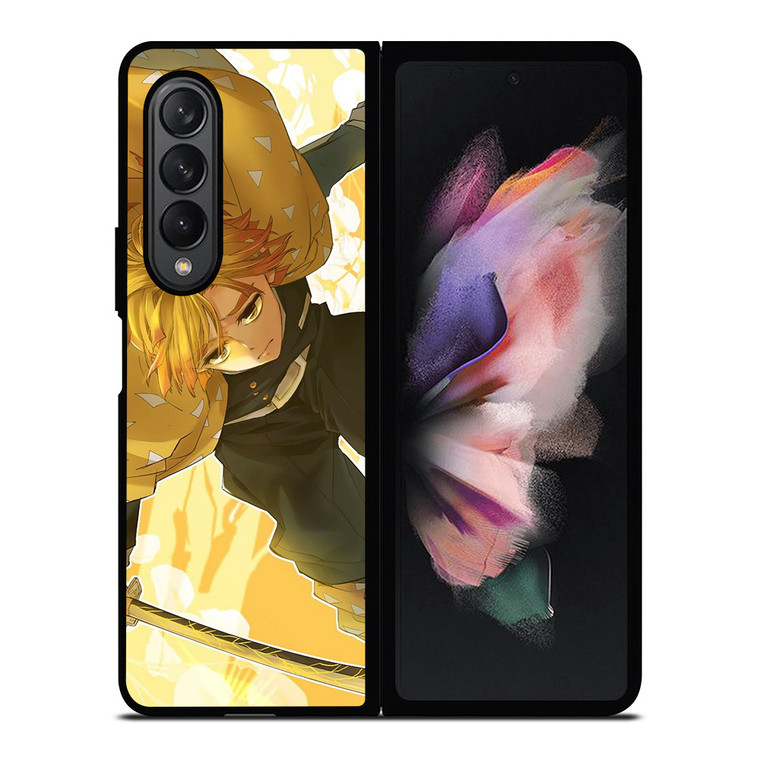 ZENITSU AGATSUMA DEMON SLAYER ANIME 2 Samsung Galaxy Z Fold 3 Case Cover