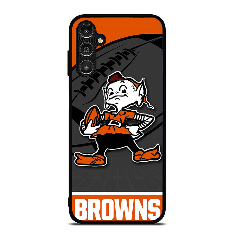 CLEVELAND BROWNS NFL TEAM Samsung Galaxy A14 Case Cover CLEVELAND BROWNS NFL TEAM Samsung Galaxy A14 Case Cover