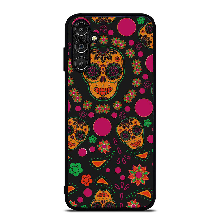 DIA DE LOS MUERTOS PATTERN Samsung Galaxy A14 Case Cover