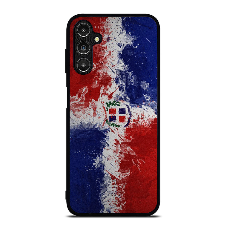 DOMINICAN REPUBLIC FLAG ART Samsung Galaxy A14 Case Cover
