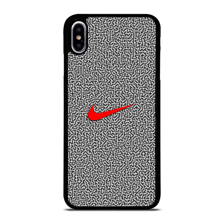 NIKE MAZE PATTERN iPhone XS Max Case Cover