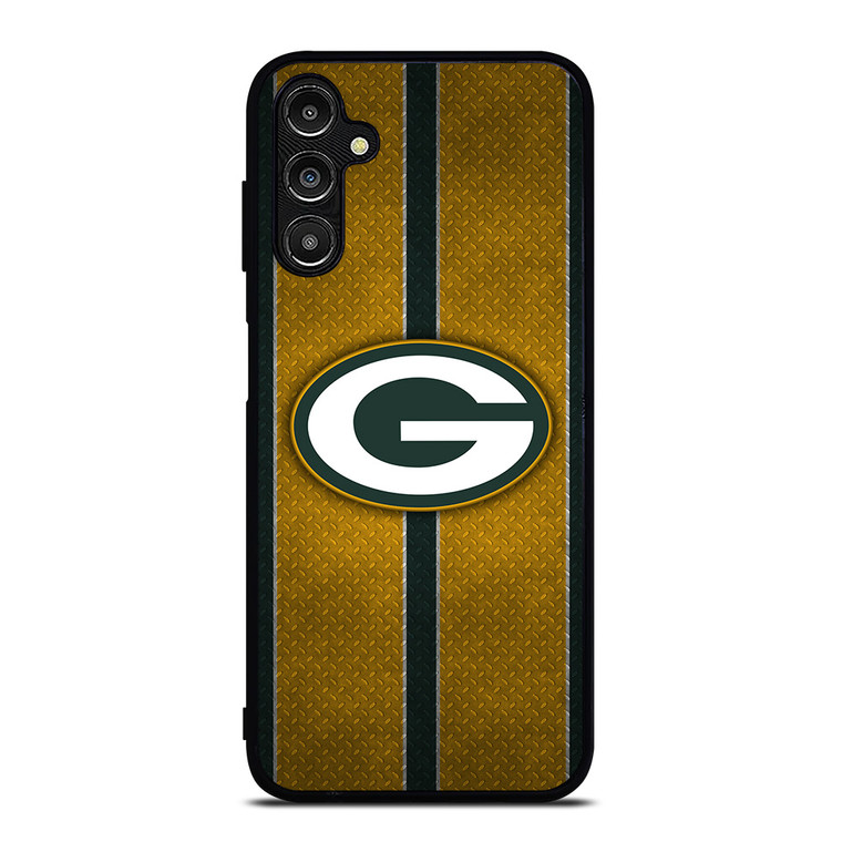 GREEN BAY PACKERS NFL METAL STRIPE Samsung Galaxy A14 Case Cover