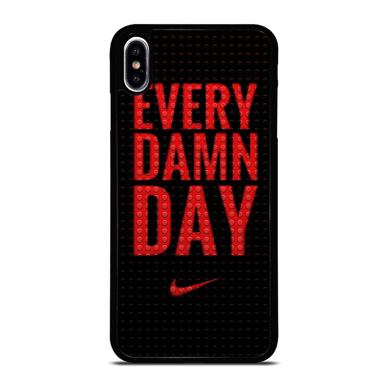 NIKE SWOOSH EVERY DAMN DAY iPhone XS Max Case Cover