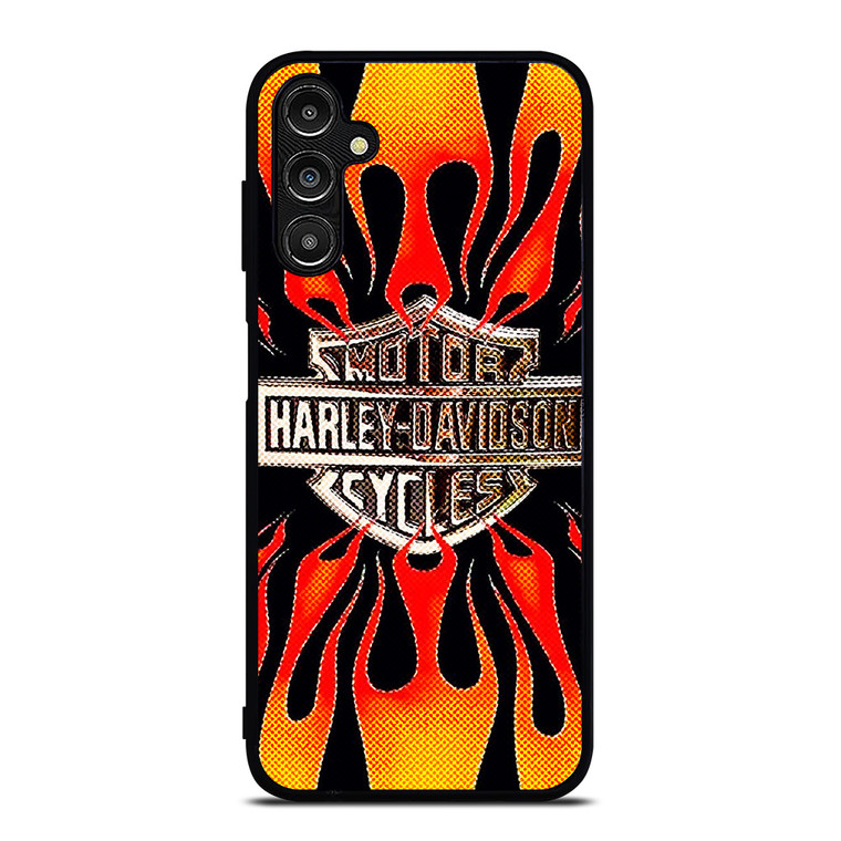 HARLAY DAVIDSON MOTOR FIRE LOGO Samsung Galaxy A14 Case Cover