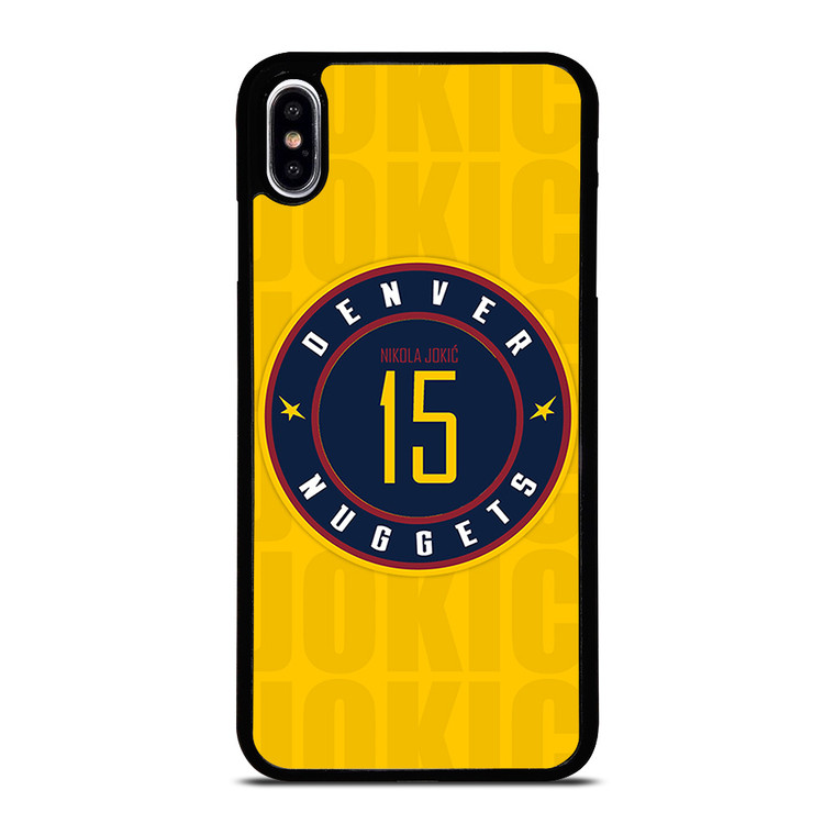 NIKOLA JOKIC DENVER NUGGETS LOGO iPhone XS Max Case Cover