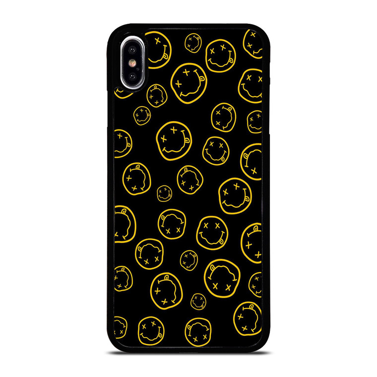 NIRVANA ROCK ICON PATTERN iPhone XS Max Case Cover