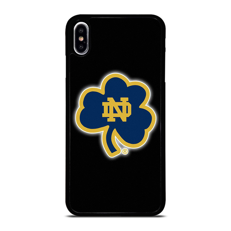 NOTRE DAME FOOTBALL LEAF CLOVER iPhone XS Max Case Cover