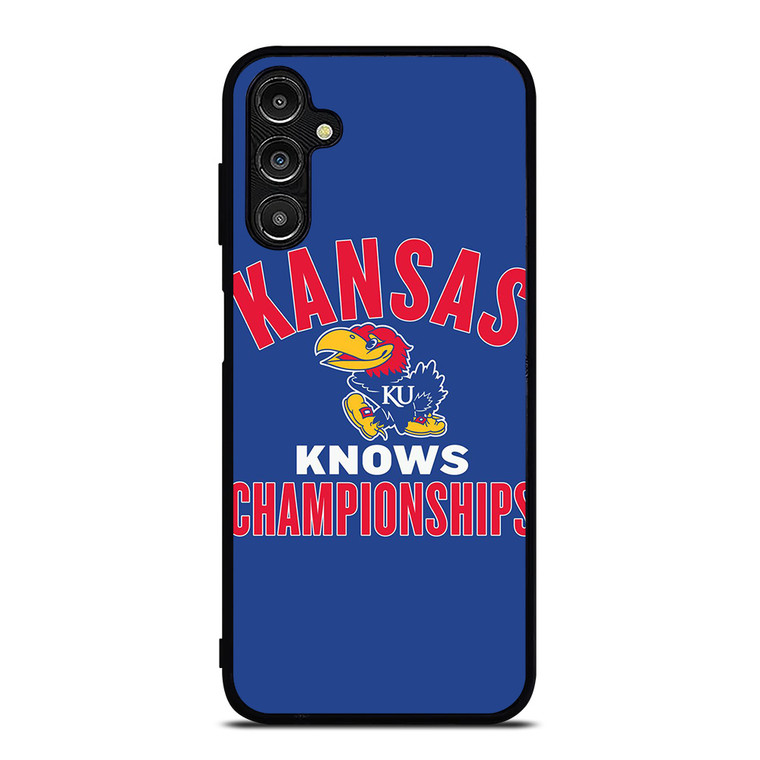KANSAS JAYHAWKS BASKETBALL CHAMPIONS Samsung Galaxy A14 Case Cover