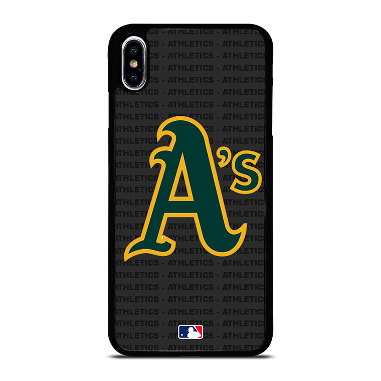 OAKLAND ATHLETICS BASEBALL BLACK iPhone XS Max Case Cover