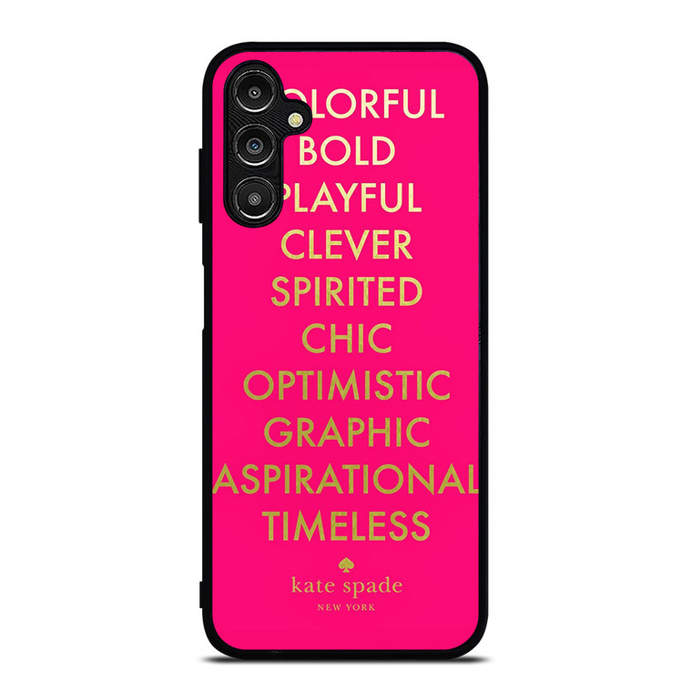 KATE SPADE NEW YORK QUOTES PINK Samsung Galaxy A14 Case Cover