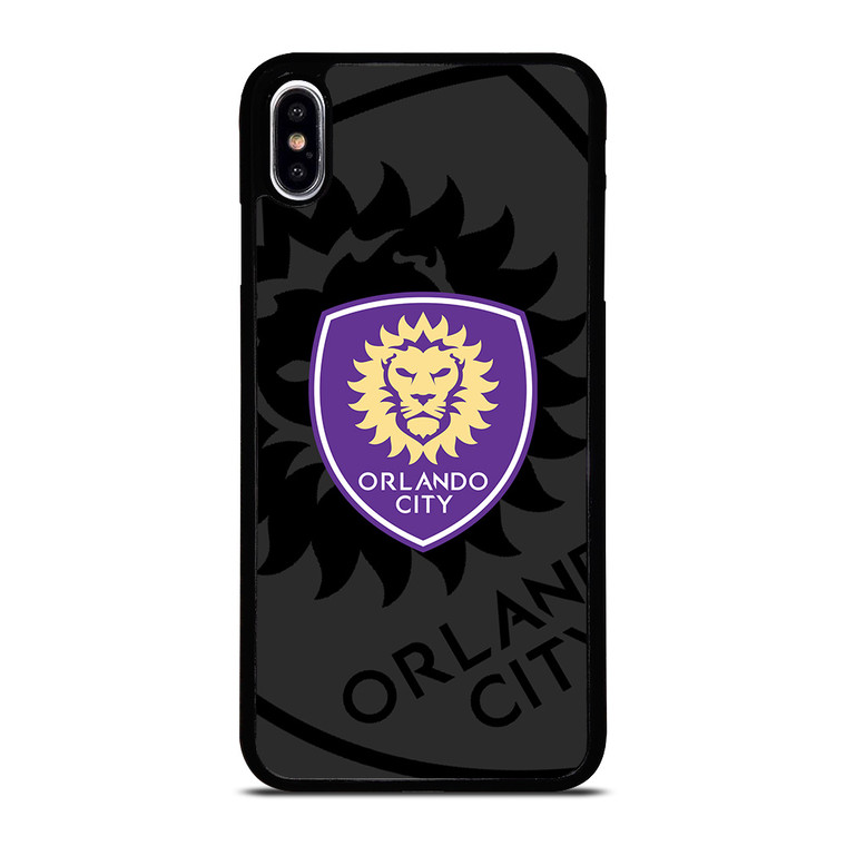 ORLANDO CITY SC MLS BLACK iPhone XS Max Case Cover
