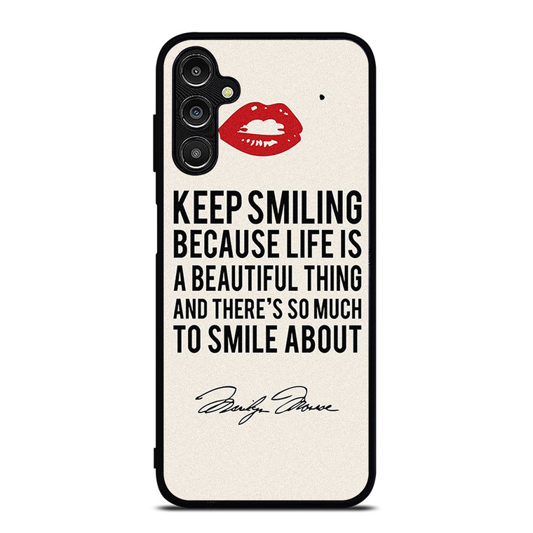 MARILYN MONROE QUOTES Samsung Galaxy A14 Case Cover