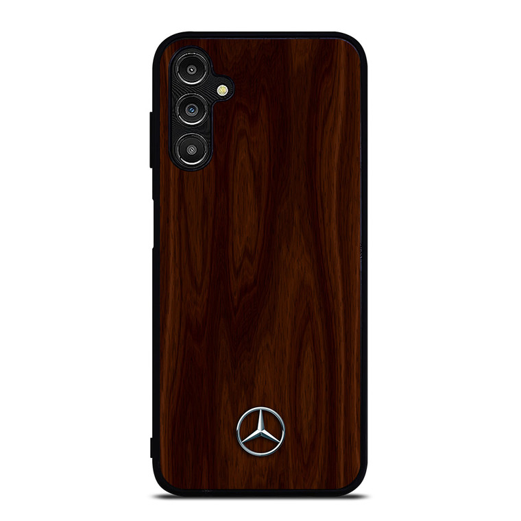 MERCEDES BENZ WOOD BROWN Samsung Galaxy A14 Case Cover