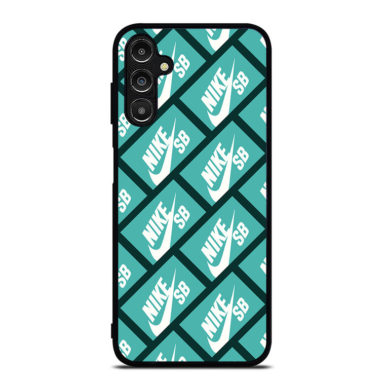 NIKE SB SKATEBOARD BOX PATTERN TURQUOISE Samsung Galaxy A14 Case Cover