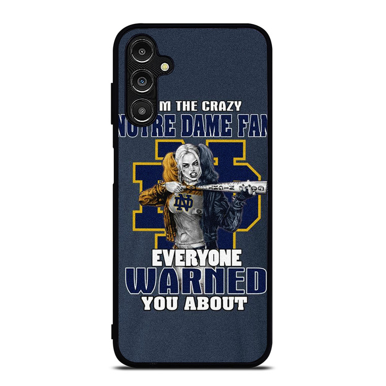 NOTRE DAME FIGHTING HARLEY QUINN Samsung Galaxy A14 Case Cover