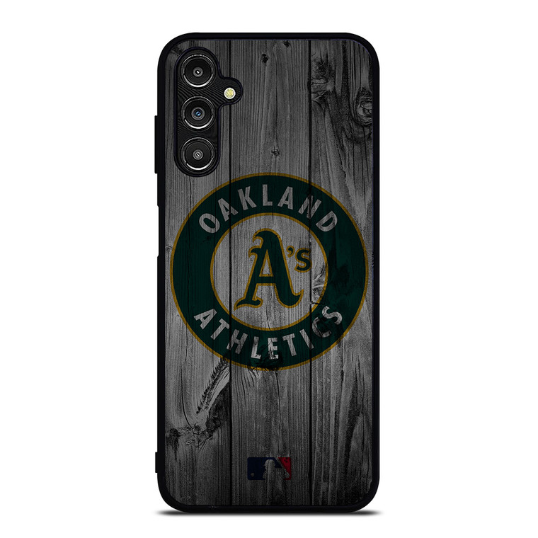 OAKLAND ATHLETICS BASEBALL MLB WOOD LOGO Samsung Galaxy A14 Case Cover